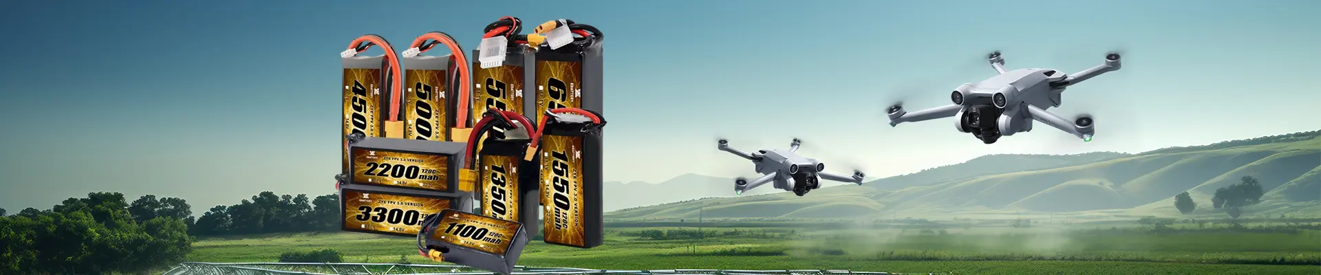 FPV -batterij
