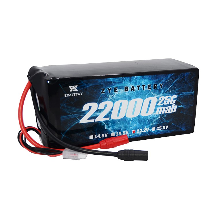 6S 22,2V Lipo-batterijpakket