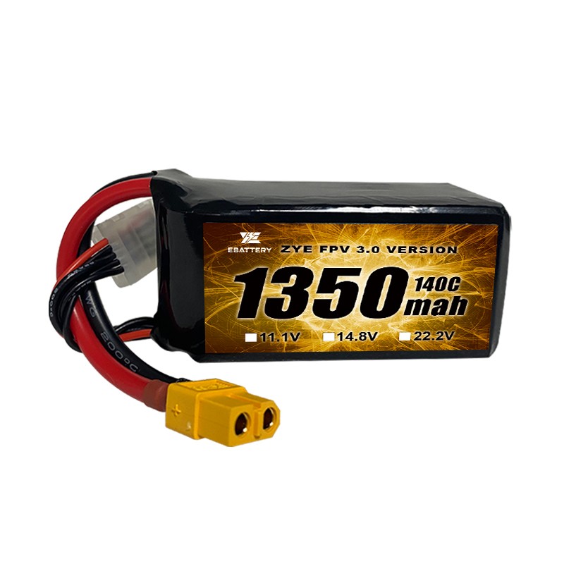 Hoge 120C 1350mAh 1550mAh Lipo-batterij voor FPV-drone