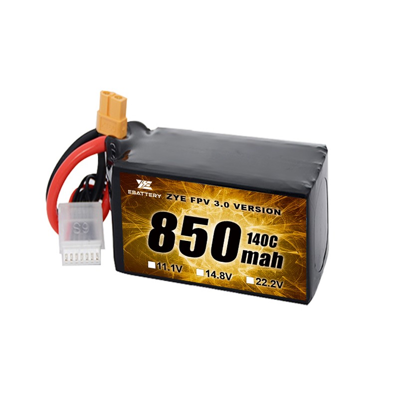 Kleine 850 mah 1100 mah 1300 mah 1500 mah FPV Lipo-batterij